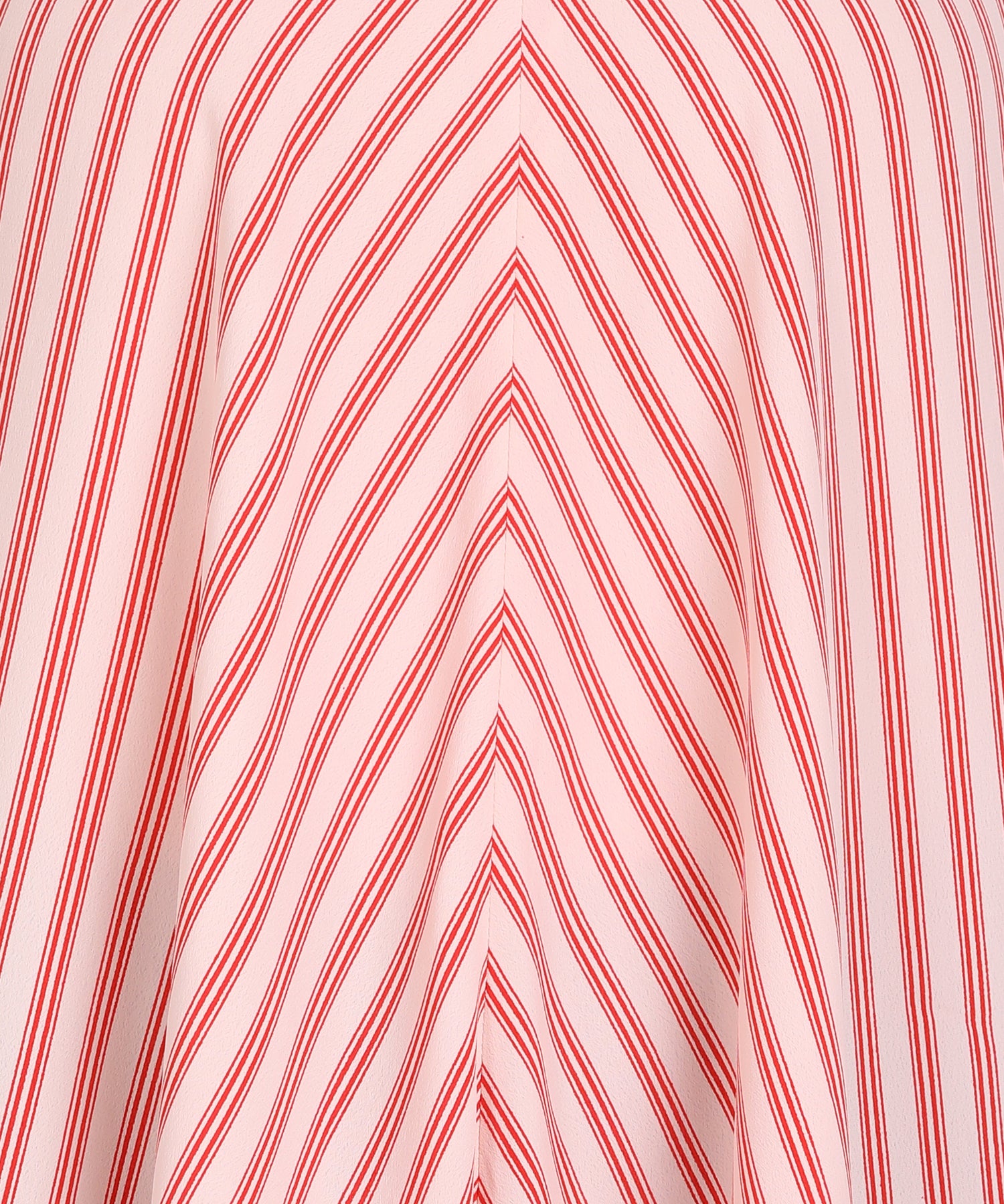 Red Striped High Low Kurti