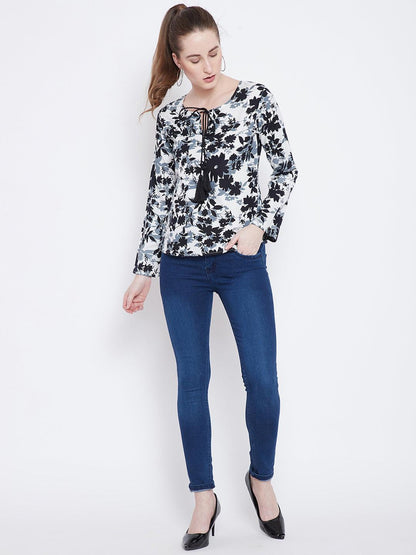 Women Multicoloured Printed Top - Znxclothing